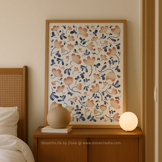 Peach Reverie – Printable Wall Art for Soft Spaces