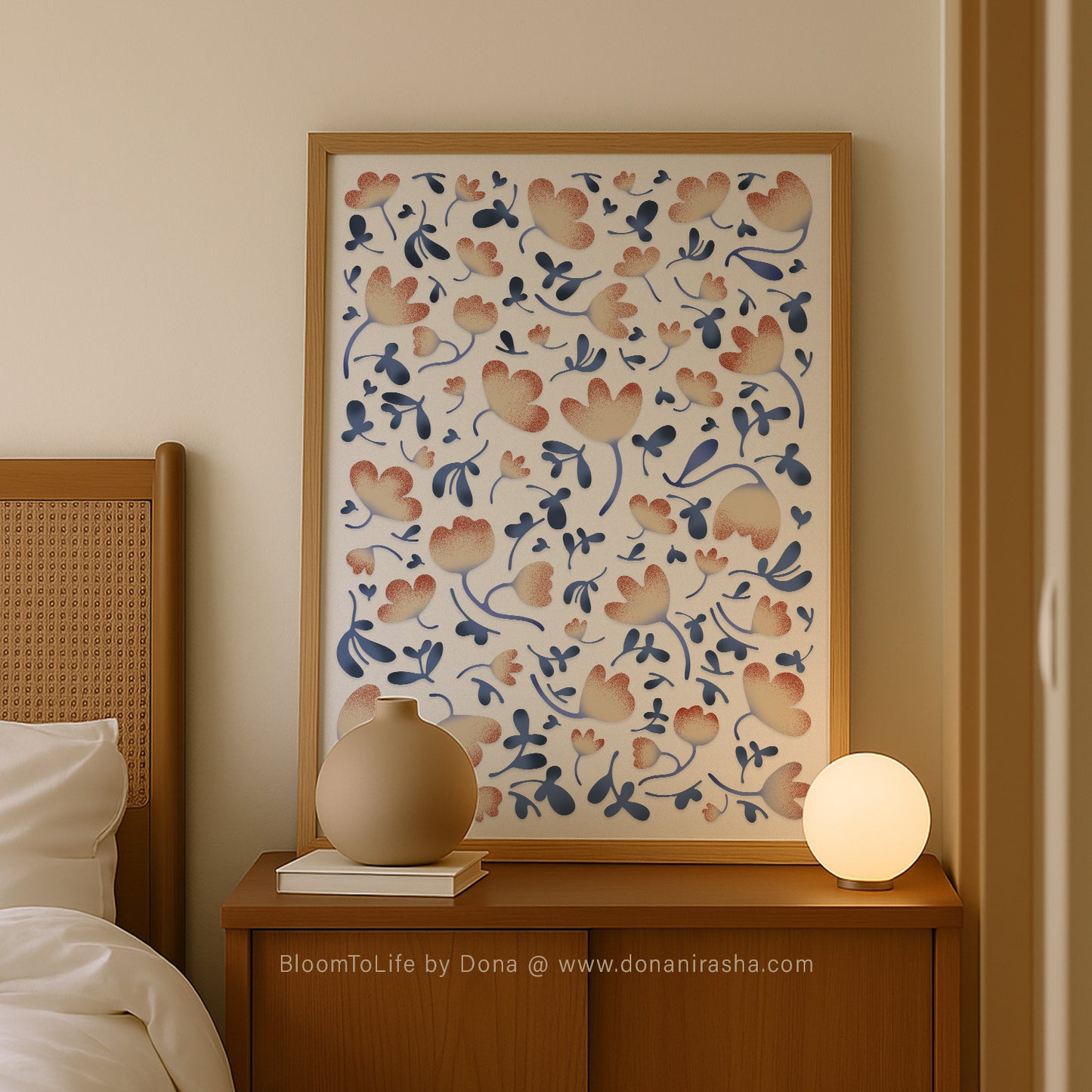 Peach Reverie – Printable Wall Art for Soft Spaces